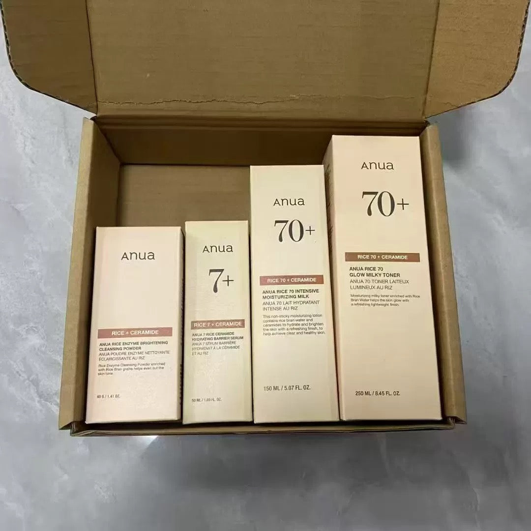 Anua Rice Essence 4-Piece Skincare Set