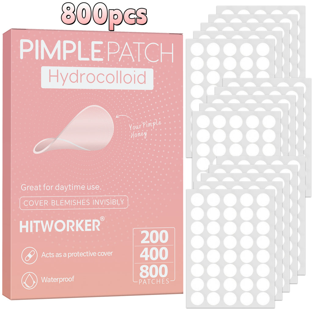Pink Hydrocolloid Acne Patches