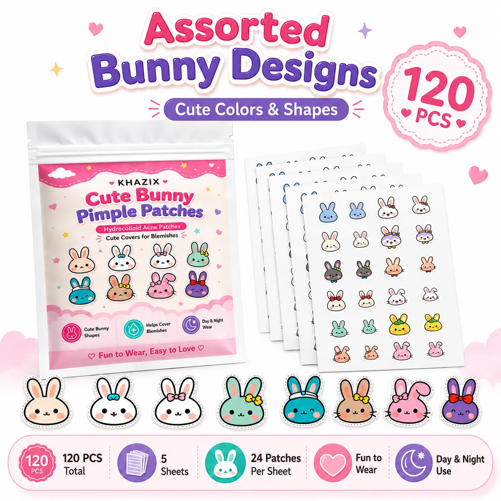 120pcs Cartoon acne patch, cute cat-shaped facial concealer acne patch, safe, non-toxic, gentle and non-irritating